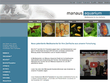 Tablet Screenshot of manaus-aquarium.com